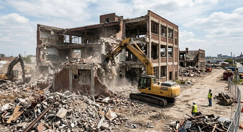 Commercial Property Demolition in Bergen County, NJ