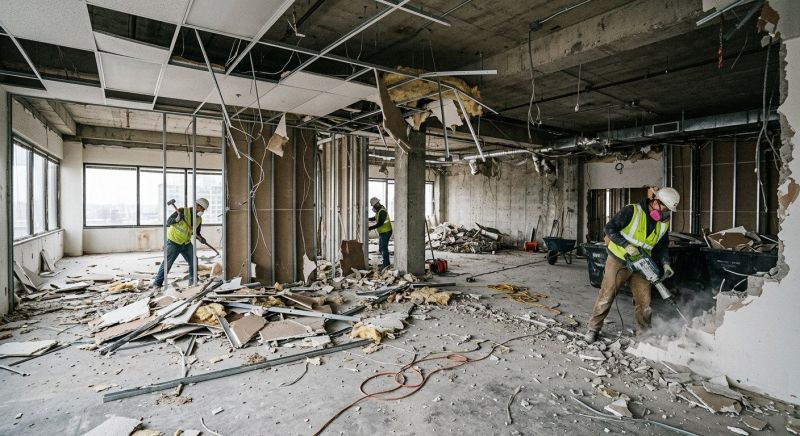 Factory Demolition in Bergen County, NJ