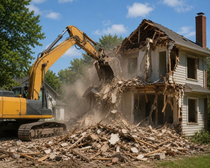 House Wrecking in Beaumont, TX