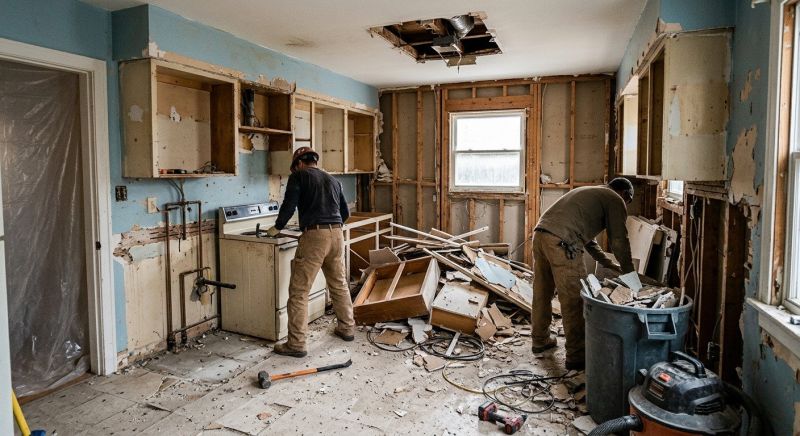 Kitchen Cabinet Demolition in Frederick, MD